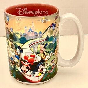 Disney Disneyland Resort Colourful 3D Cartoon MOM Coffee & Tea Mug 4.5”H x 3.2”D